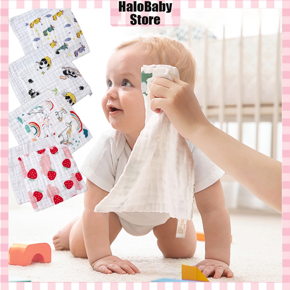 Halobaby Handuk Bayi Handuk Bayi Lembut Handuk Kecil Bahan Katun