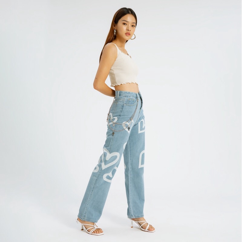 VIERLIN - Jeans 2772 - HW LOOSE JEANS IMPORT