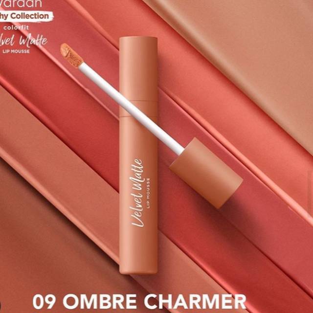 Wardah Velvet matte lip mousse 09 ombre charmer