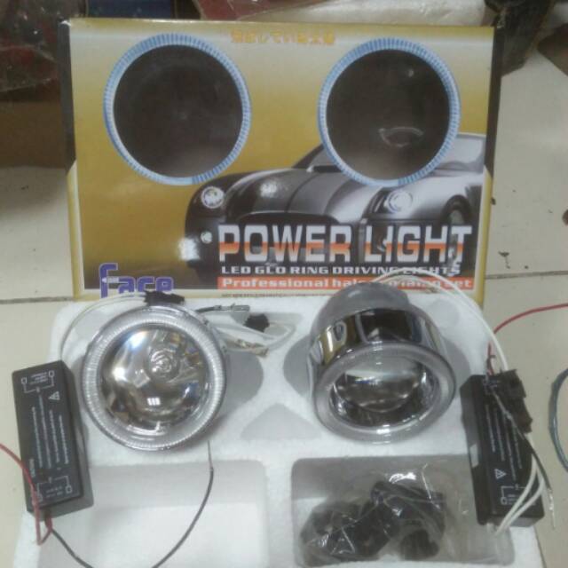 Fog lamp projector angel eyes universal