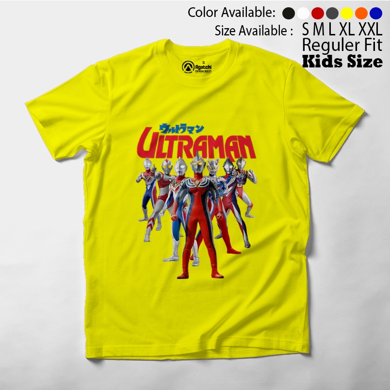 Baju Kaos Atasan Anak Laki-Laki Agatchi Motif Ultraman