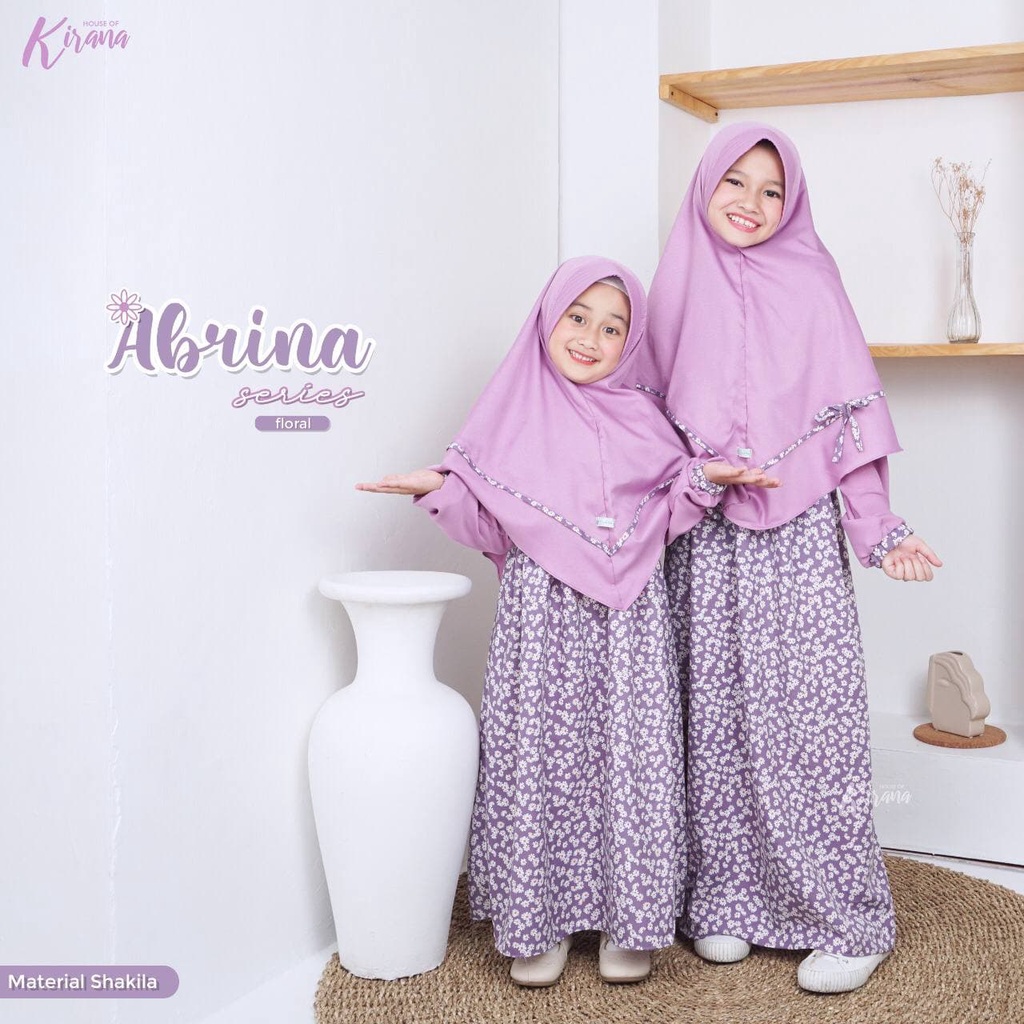GAMIS ANAK ABRINA SERIES BY HOUSE OF KIRANA GAMIS ANAK MOTIF TERBARU