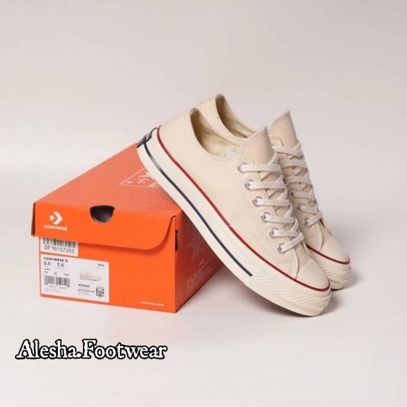 Sepatu Converse 70's White Low / Converse 70s Offwhite Ox Premium