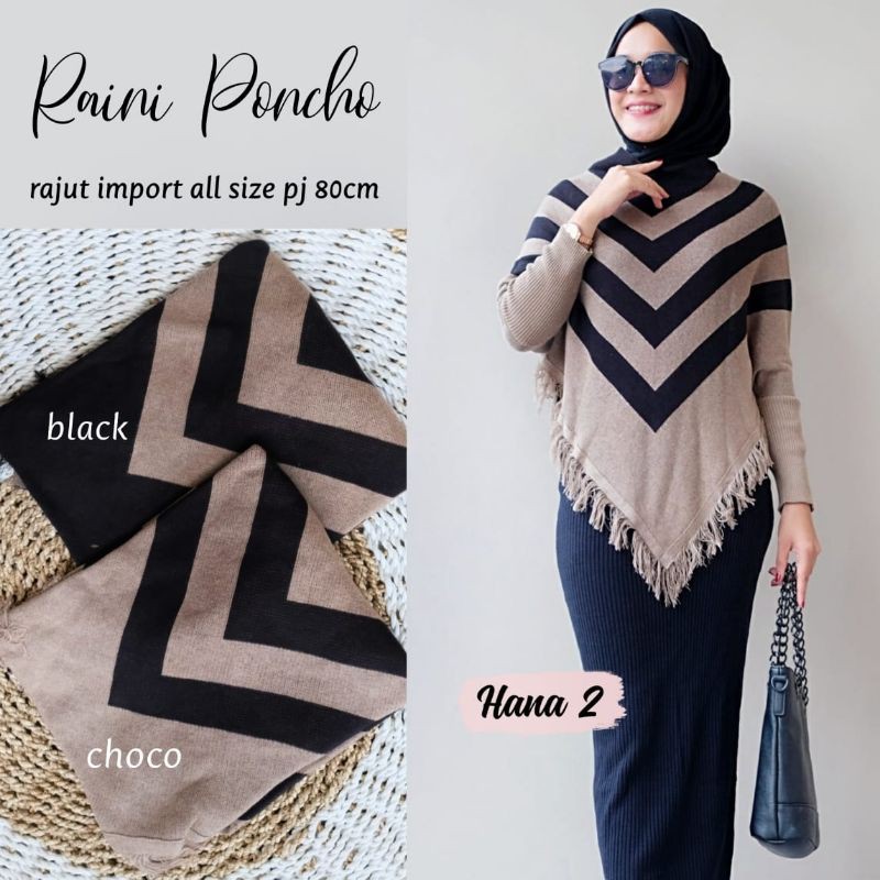 

Raini Poncho by hana 2 label