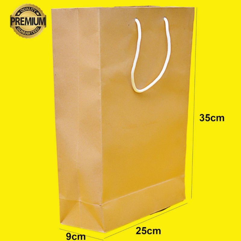 

Paper Bag Polos Premium Uk 35x25x9 cm (M)