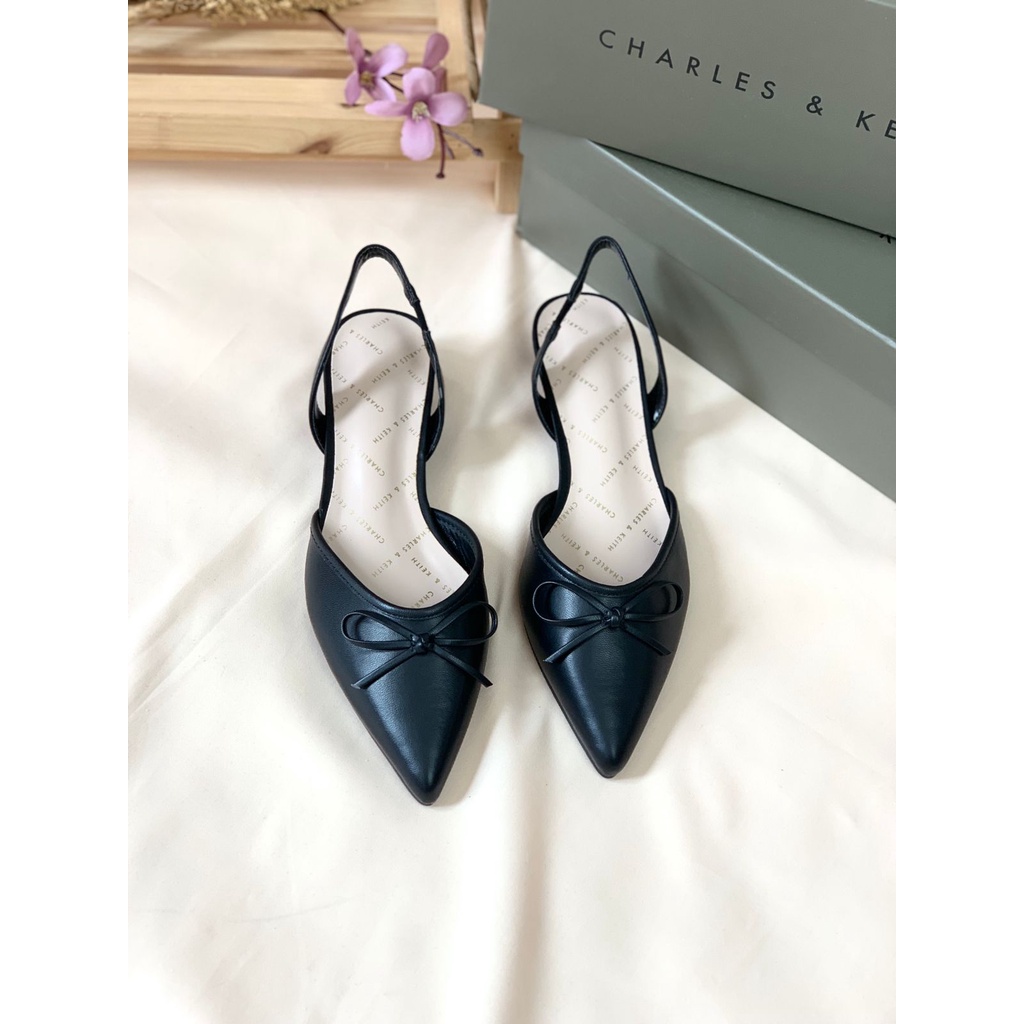 [7.7 Boombastis Sale⚡] - SEPATU WANITA CKS490 CK LEATHER MULES HEELS PREMIUM IMPORT