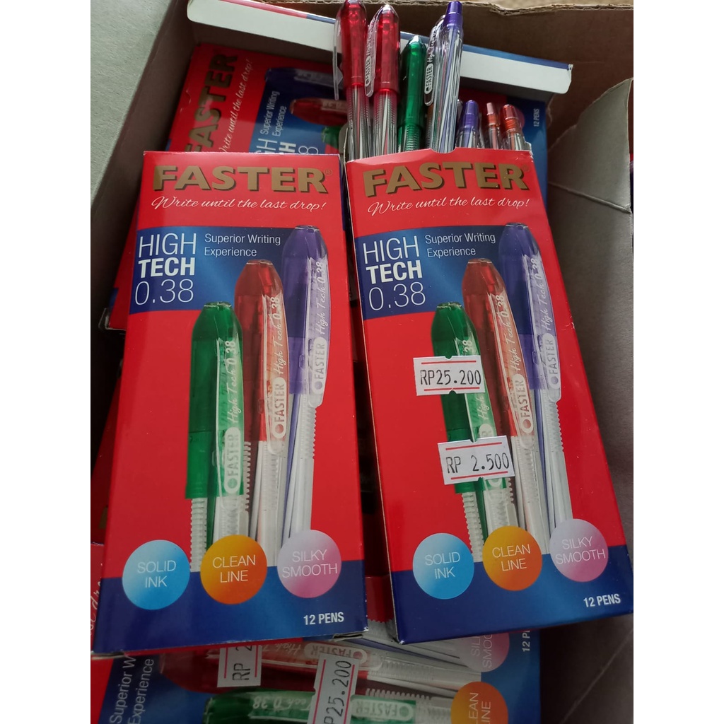 

BOLPOIN/BOLPEN/PULPEN FASTER HIGT TECH 0.38