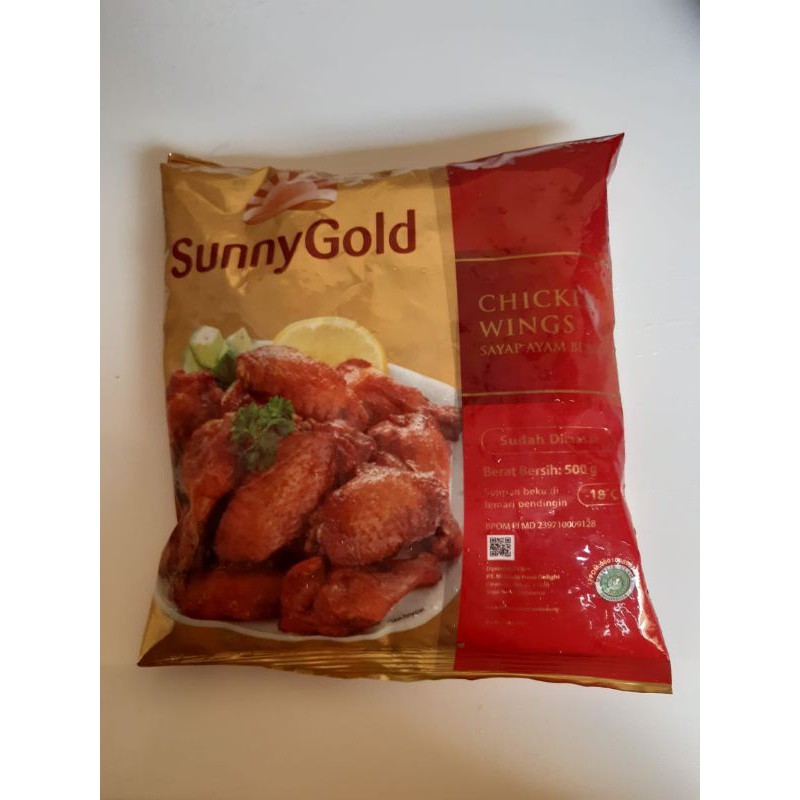 

sunny Gold Chicken wing berat 500 gr