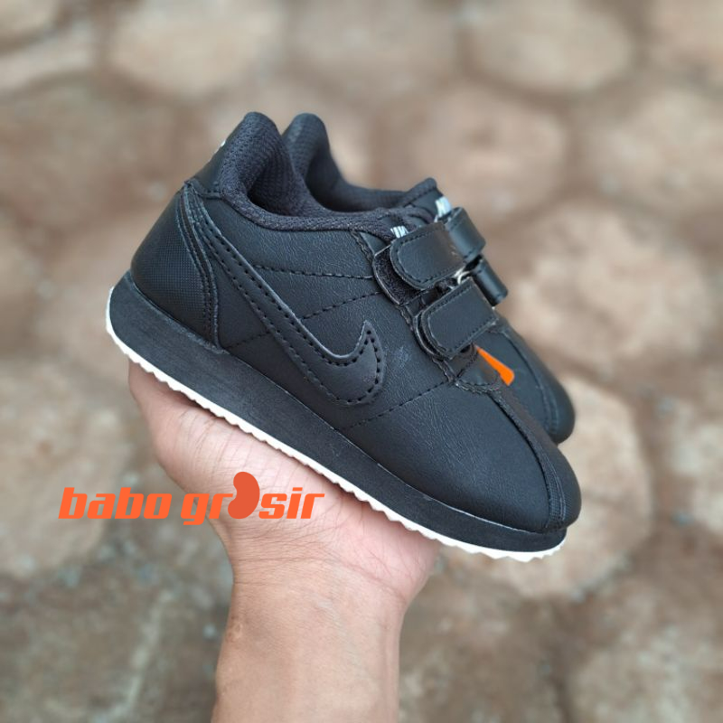 PROMO Sepatu Anak Nike Cortez Kids Black | Sneakers Anak Laki - Laki dan Perempuan, Kualitas Mewah, Harga Murah