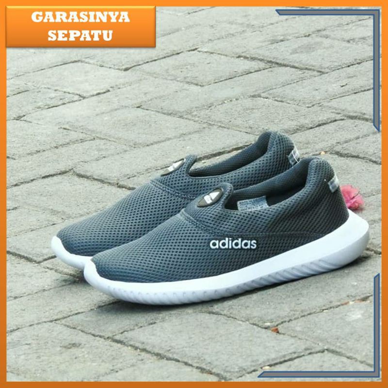 Sepatu Sport Casual Adidas Slip On Slop Tanpa Tali