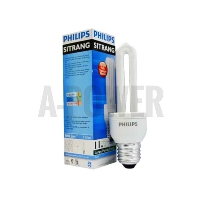 Philips - Lampu Sitrang 11W (Putih)