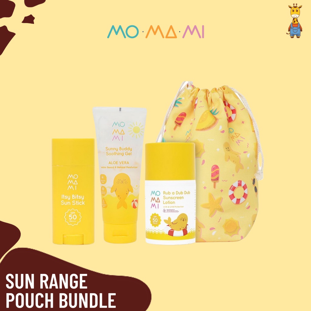 Momami Sun Range Pouch Bundle - Set Tabir Surya