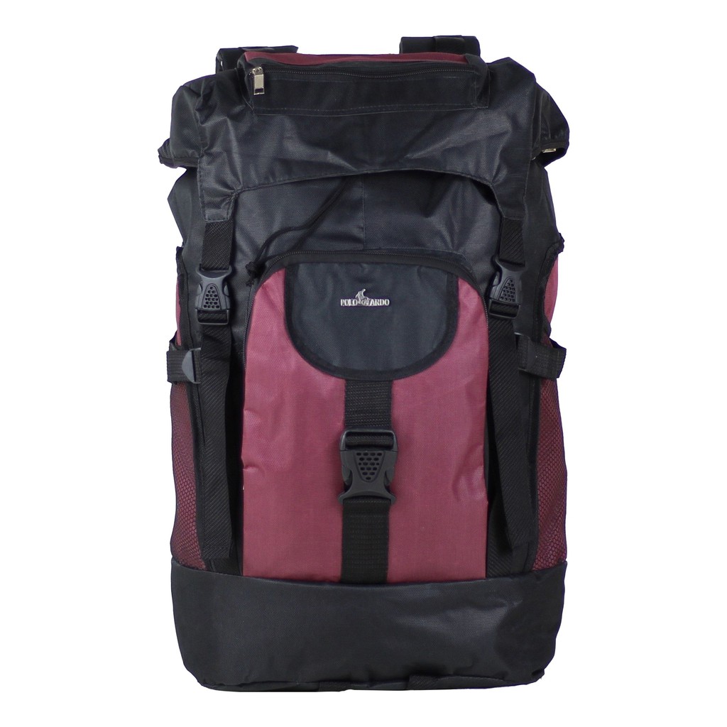 Ransel Gunung Tas Jumbo Polo Ardo Hitam Merah Bagus Backpack Outdoor Keren Travelling