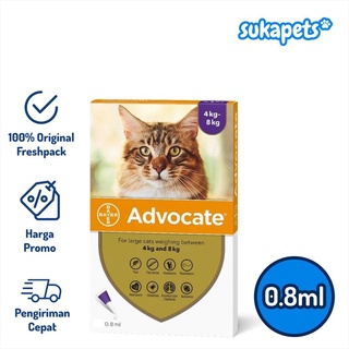 Advocate Obat Tetes Kutu Untuk Kucing Dan Musang Dibawah 4 Kg Shopee Indonesia