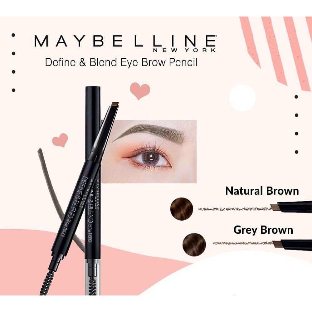 MAYBELLINE DEFINE &amp; BLEND BROW PENCIL 0.16GR