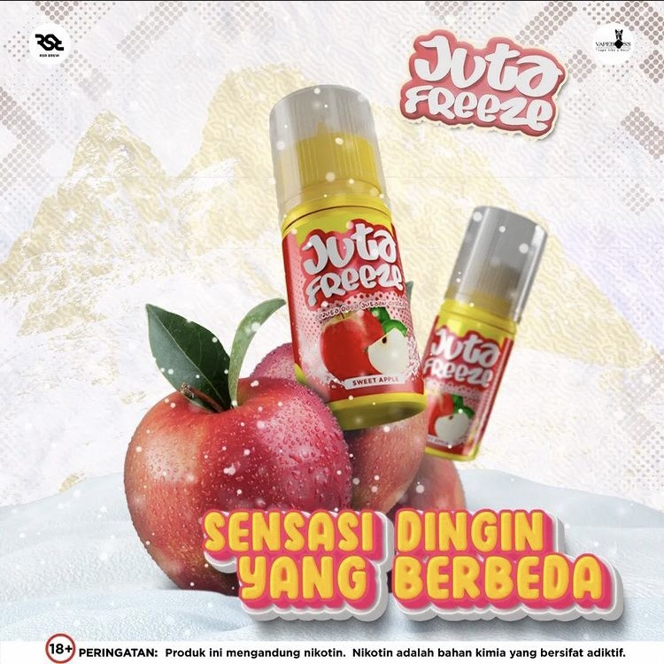 Juta Freeze Sweet Apple Salt Nic 30ML by RSR Brew x Vape Boss