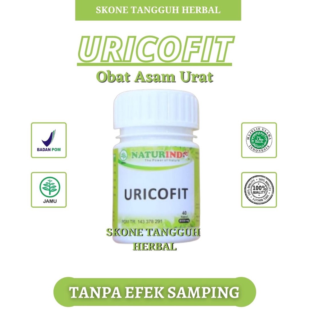 Jual Obat Asam Urat Kesehatan Sendi Uricofit Naturindo Fit Shopee