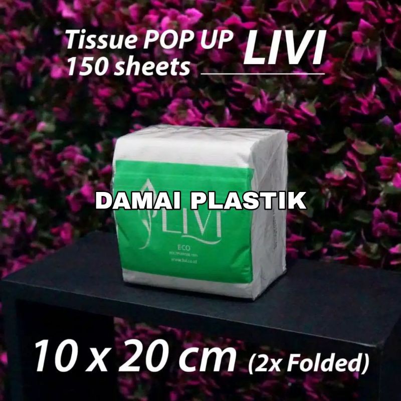 Tissue Meja Tisu Livi 150s