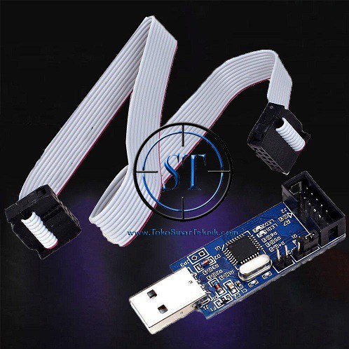 USB ISP ASP AVR 51 Downloader ATMEL / ST USBISP USBASP Programmer Win7