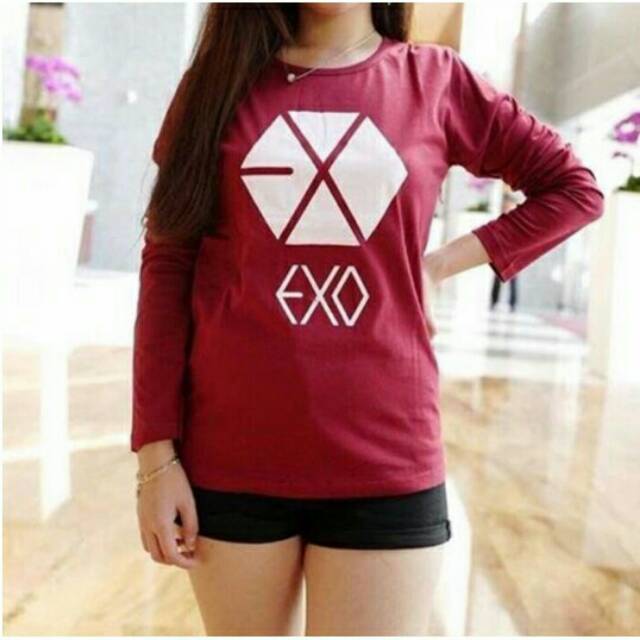 JNY Co KAOS  EXO LENGAN  PANJANG  Shopee  Indonesia