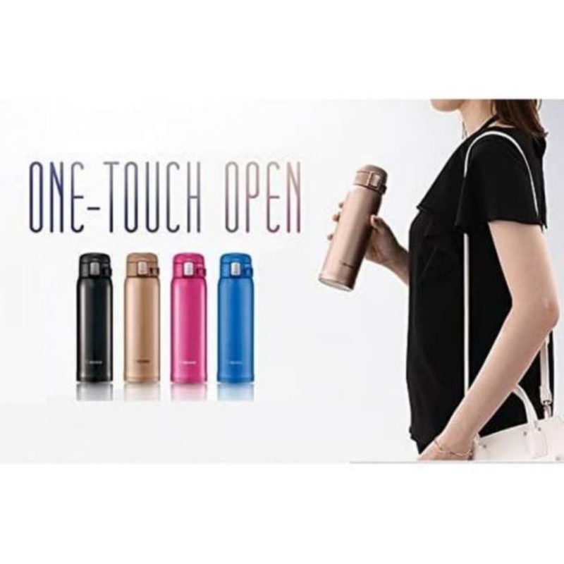 Zojirushi One Touch Open Stainless Mug 480ml