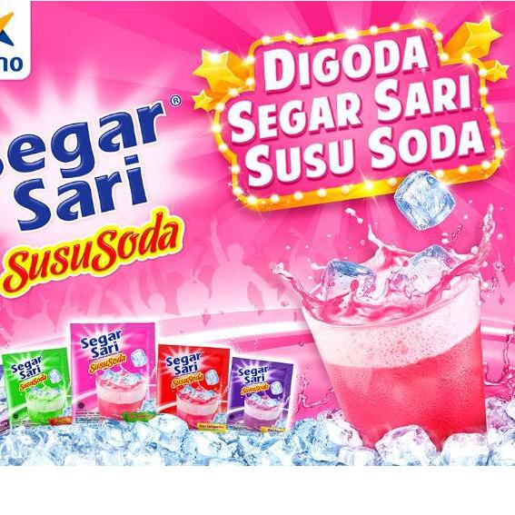 

⚡iap Kirim Segar Sari SUSU SODA - Cocopandan/Anggur/Melon/Strawberry 10 sachets produck terbaik