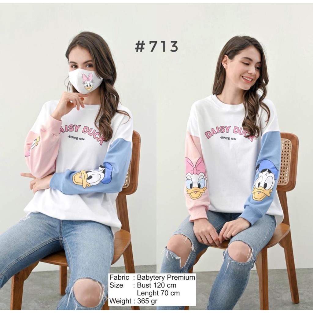 Disney Daisy Donald Duck Sweater Free Masker