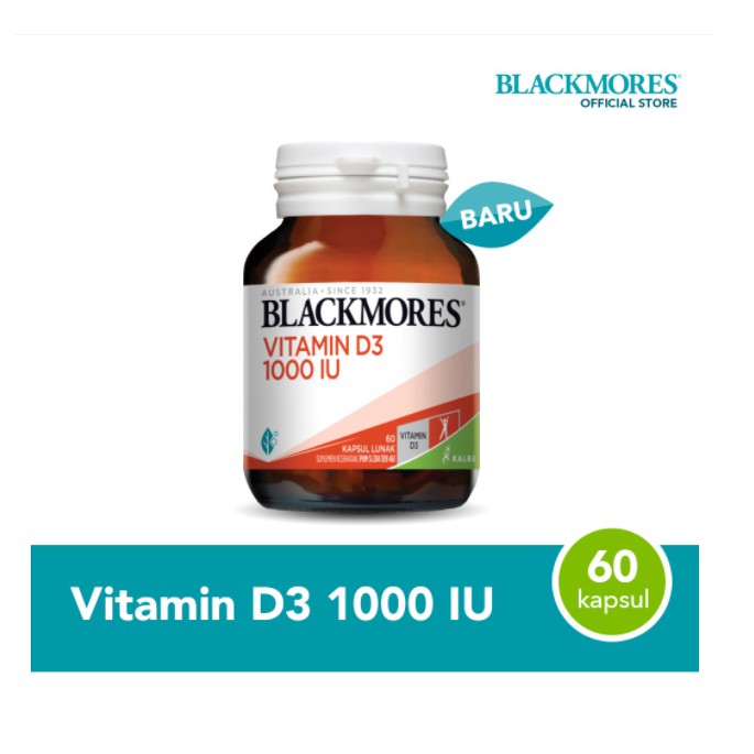 Blackmores Vitamin D3 IU 60 Kapsul