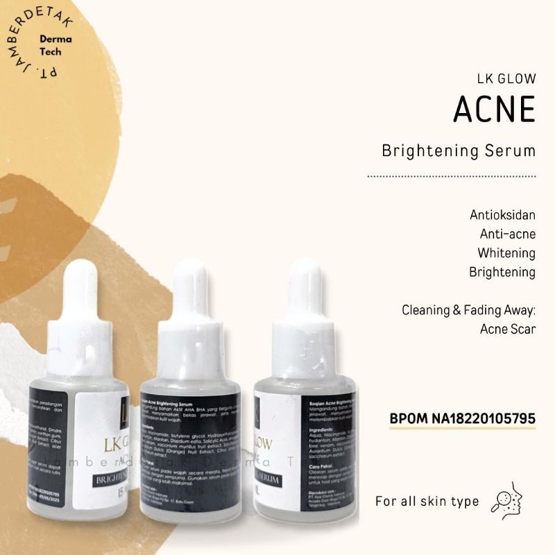 LK CARE serum acne whitening anti jerawat komedo glowing BPOM