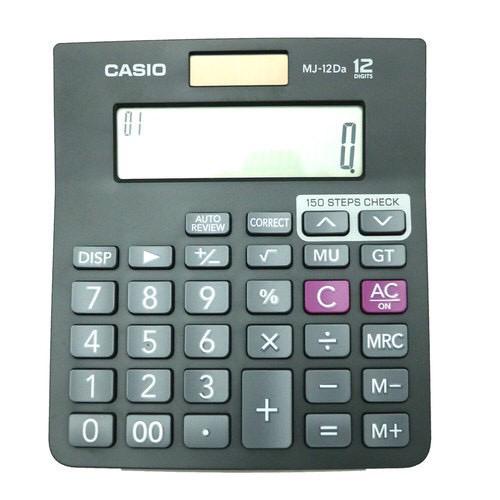 

KALKULATOR CASIO MJ 12Da ORIGINAL - 12 DIGIT - CHECK AND CORRECT - 2 POWER - LARGE DISPLAY GARANSI