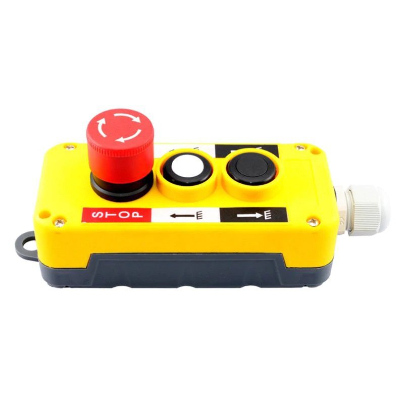 Push Button Switch Emergency Stop Electric Crane Pendant Control Station