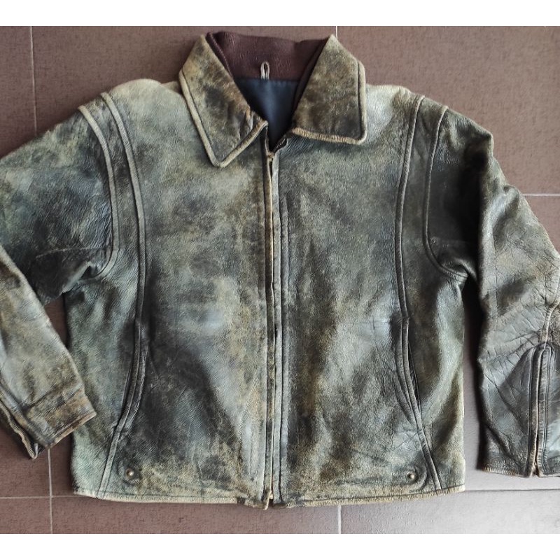 jaket kulit second pria lakilaki