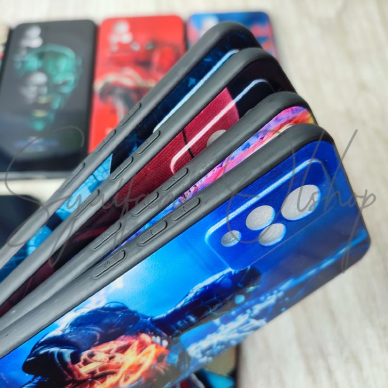 Case Fuze Vivo V21 ( V2066 , V2108 ) / Vivo V21 5G ( V2050 ) Case Karakter Spiderman Gambar Gloosy/mengkilap
