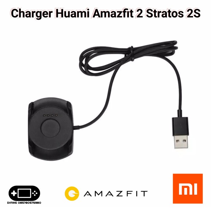 Kabel USB Charger XIAOMI HUAMI AMAZFIT 2 STRATOS PACE 2S Smartwatch