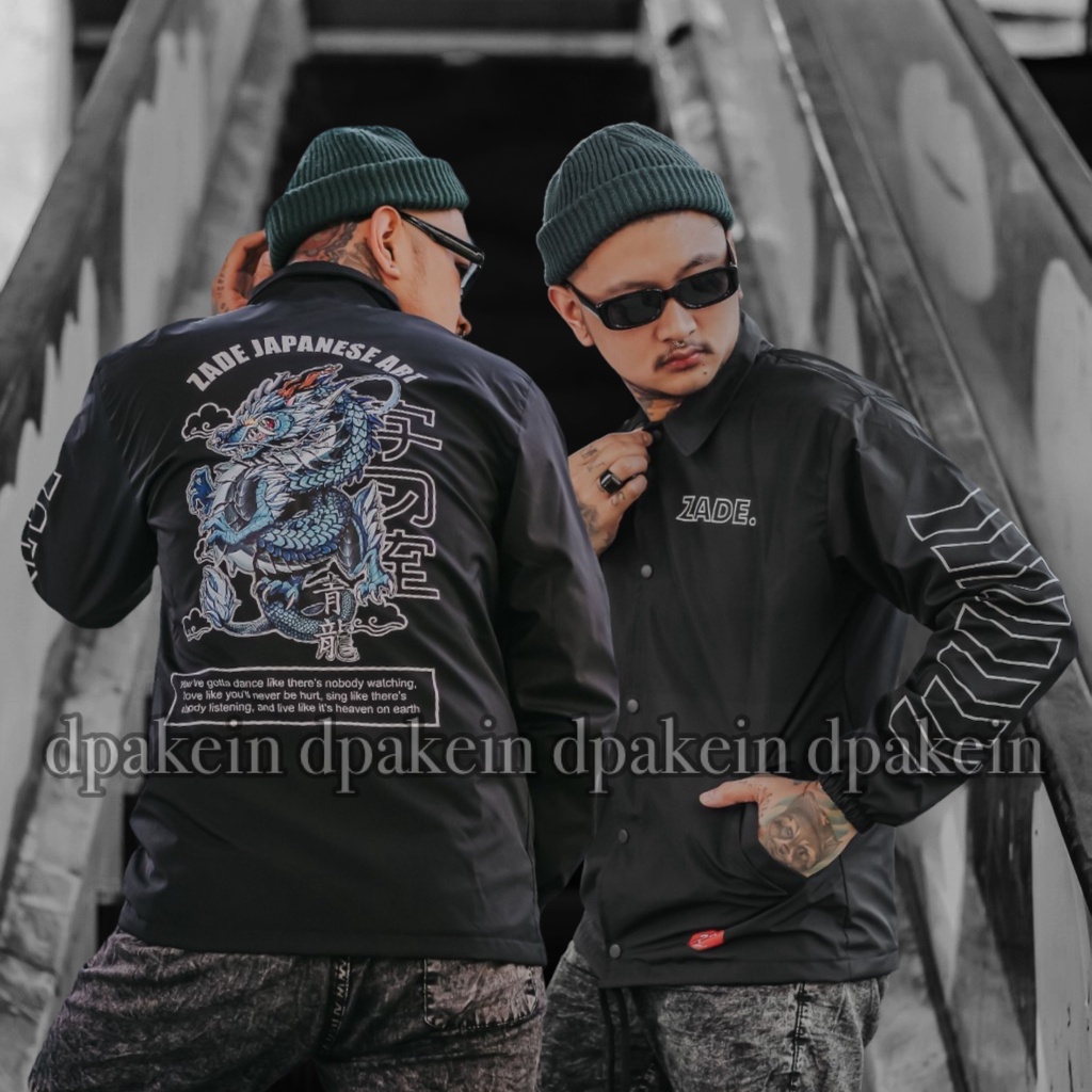 Jaket Coach Zade Naga Navy Dragon Jaket Parasut Jaket Pria Jaket Salvio Hexia Jaket Distro