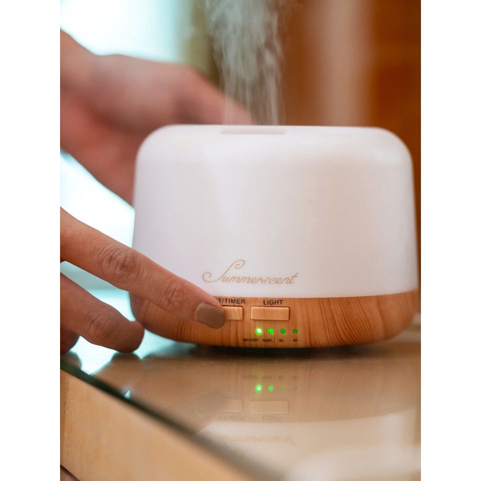 ULTRASONIC AROMA DIFFUSER SUMMERSCENT - ESSENTIAL OIL DIFFUSER SUMMERSCENT - ESSENTIAL OIL DIFFUSER - ALAT DIFFUSER MINYAK ESENSIAL - ESSENTIAL OIL DIFFUSER MURAH - ESSENTIAL OIL DIFFUSER ELEGAN - SUMMERSCENT