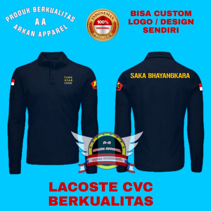 KAOS KERAH SAKA BHAYANGKARA KAOS POLO SHIRT SAKA BHAYANGKARA