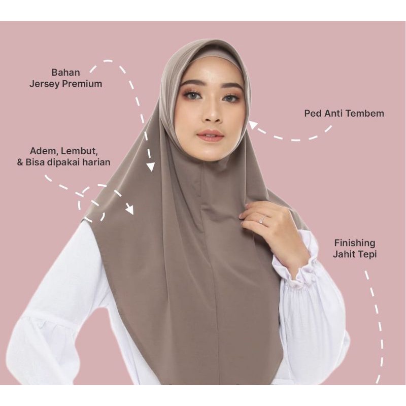 HIJAB PINGUIN JERSEY, JILBAB PINGUIN JERSEY,HIJAB INSTAN