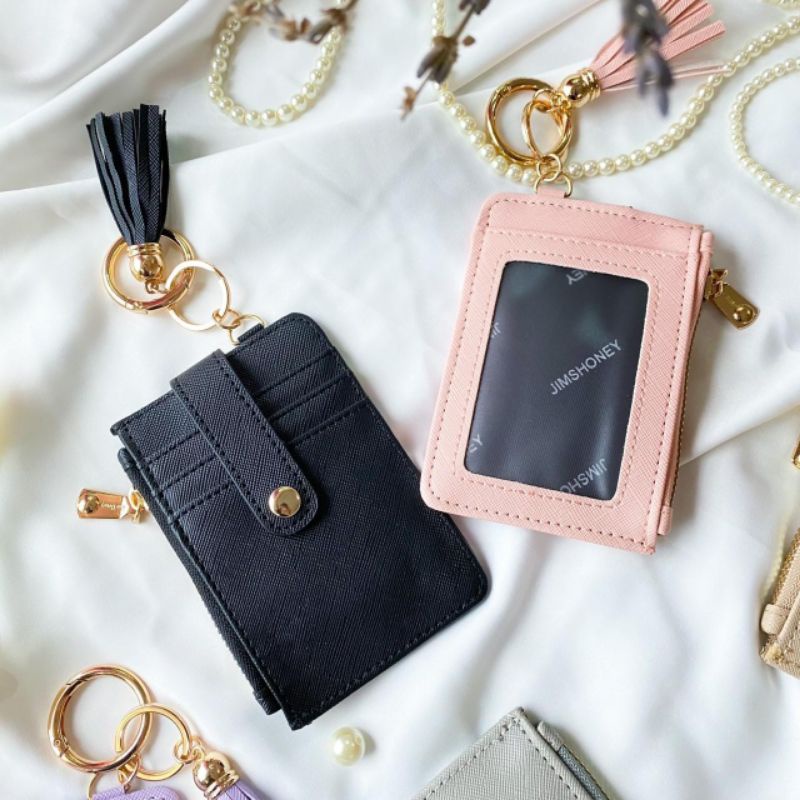 Niki Wallet Jims Honey Dompet Card Wanita Kecil Gantungan Kunci