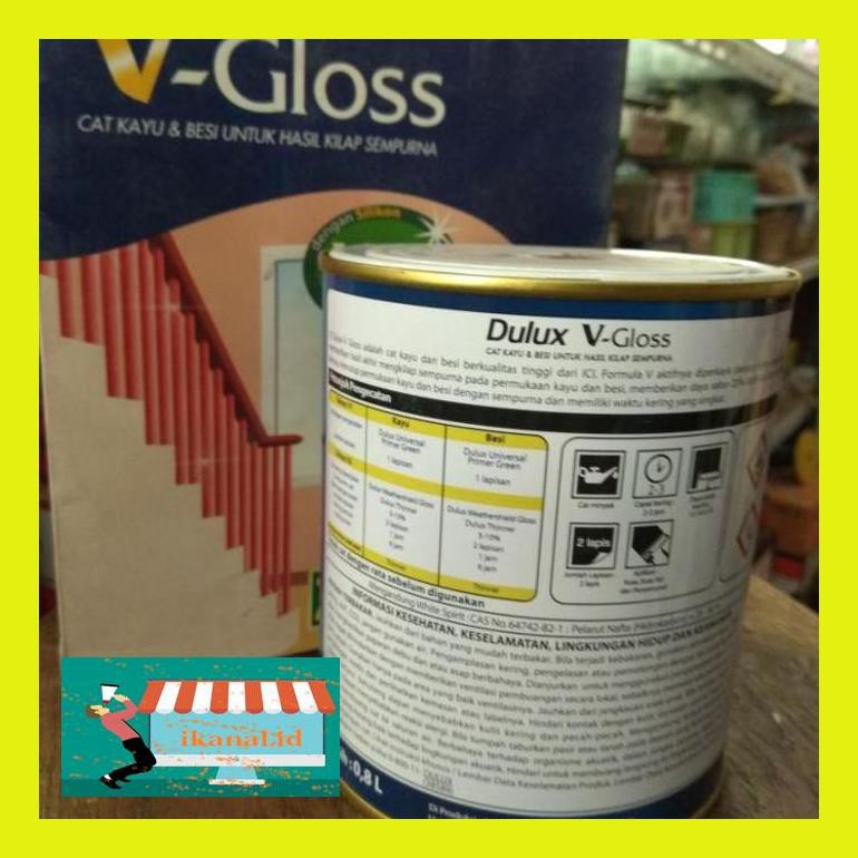 

Ip3Ygs Cat Minyak Dulux V-Gloss / Cat Minyak Kayu Dan Besi Warna Std 75Jhydnd