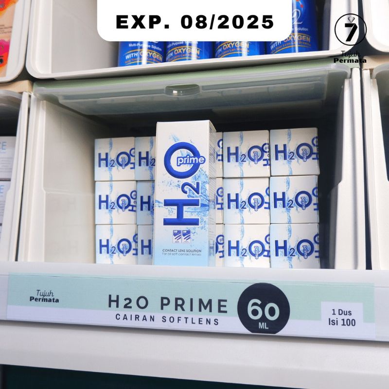 Cairan Pembersih Softlens H2O Prime 60ml Contact Lens Solution Multi Purpose / air softlens h2o prime / cairan H20 prime