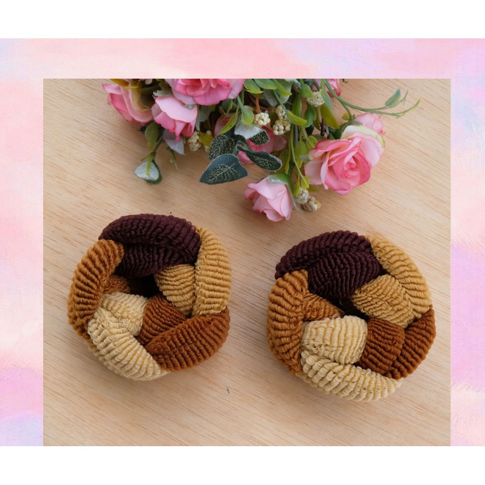 Senada Victory Ikat Rambut Cepol Handuk Aksesoris Wanita