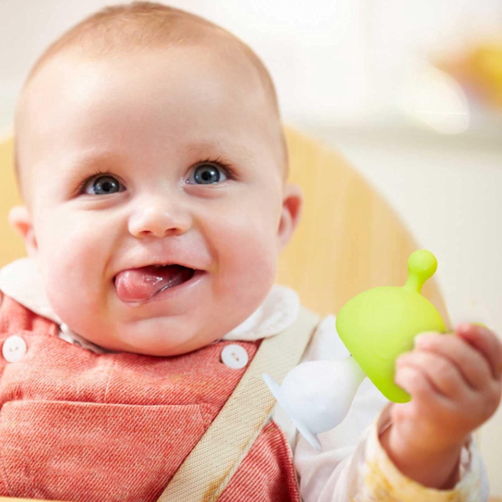 BabyBeeBoo Silicone Baby Mushroom Teether Bell Premium Silikon Mainan Gigitan Anak Bayi Bisa Bunyi-6