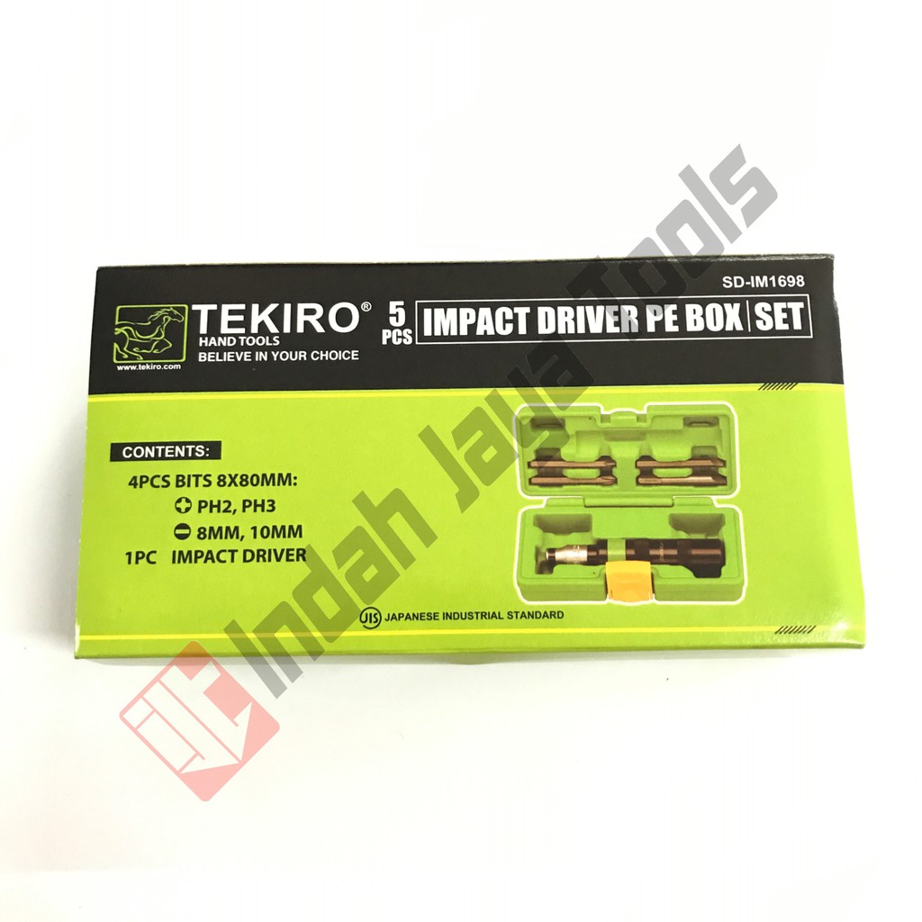 Obeng Ketok Set 5 pcs TEKIRO / Impact Driver