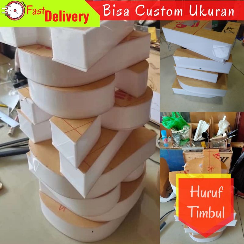 

HURUF TIMBUL AKRILIK | BISA CUSTOM | BERKUALITAS, SIMPEL & ELEGAN