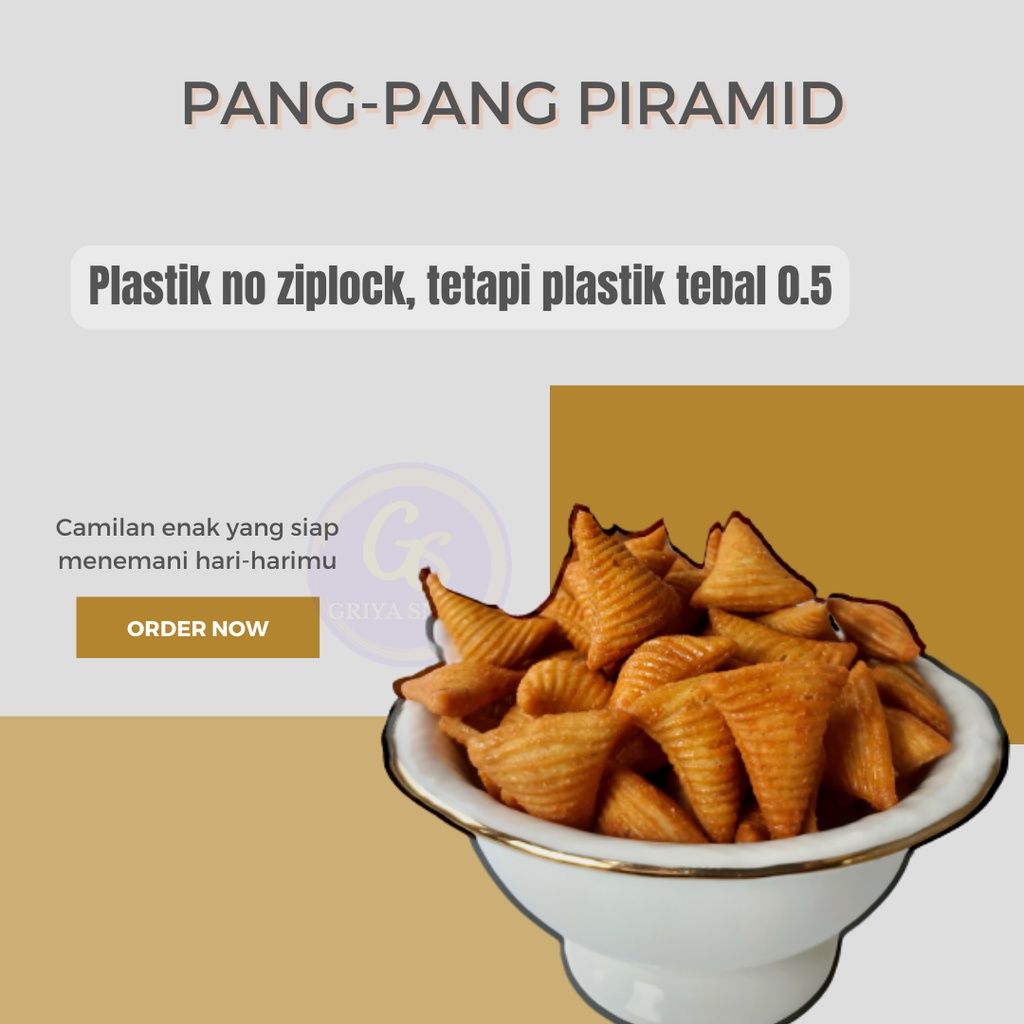 

Kue Pang-pang segitiga/Pang-pang piramid 250gr