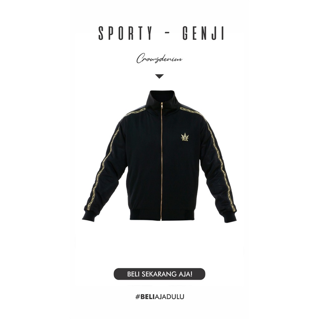 Jaket Pria Genji Sporty. Jaket Murah. Jaket Grosir. Grosir Jaket. Crows Zero Series. MZN