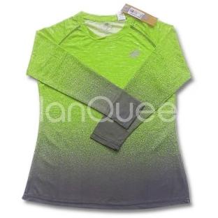 Baju Kaos Olahraga Wanita Sepeda Running Jumbo Lengan Panjang S-XXXL