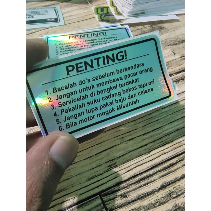 STICKER PENTING PRINCUTT