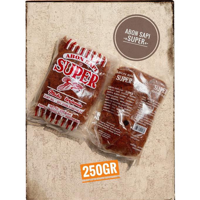 

Abon Sapi Super Boyolali Original 250Gr